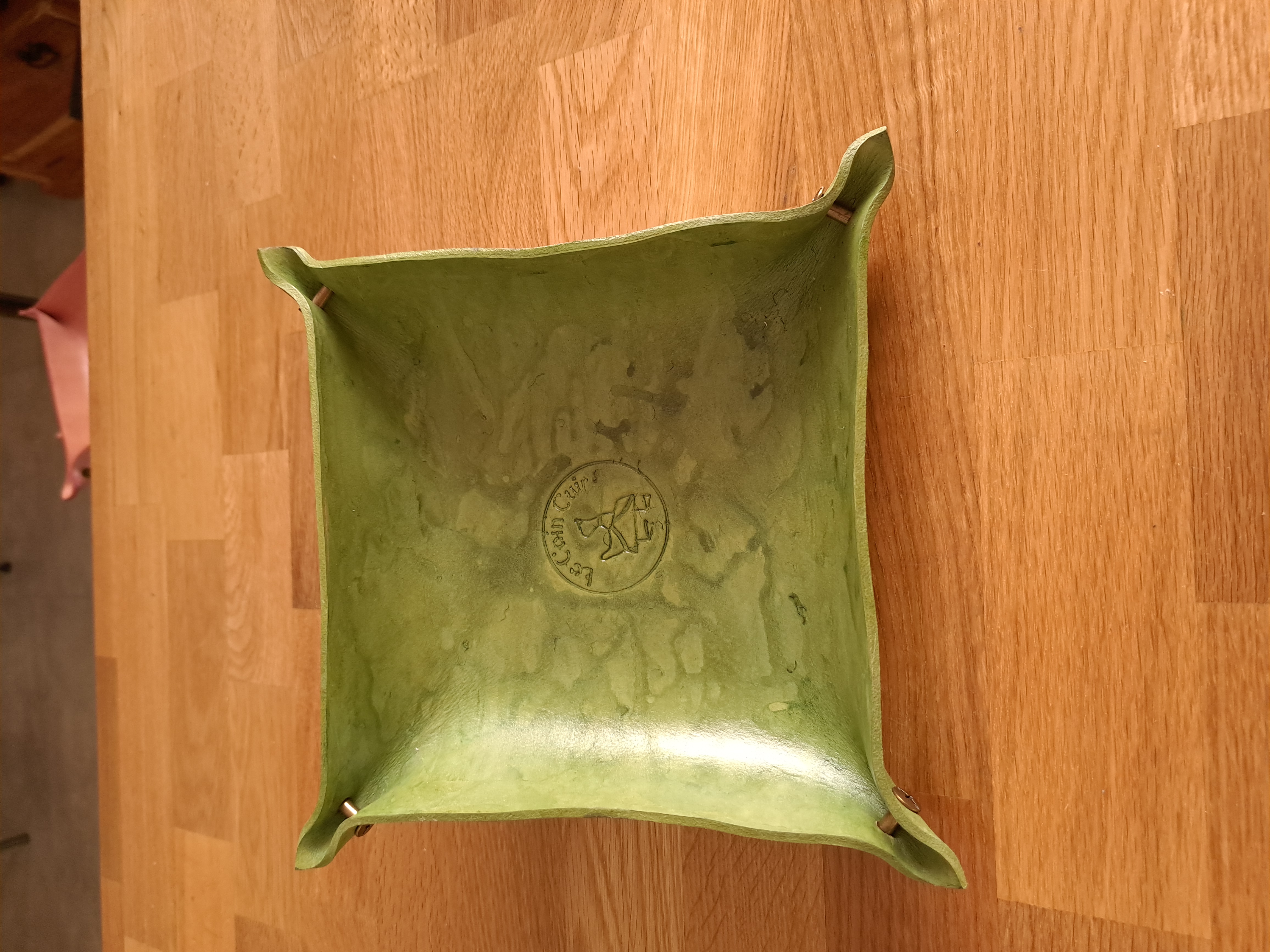 Vide-poche grand modèle / Tapis de dés     Gamme "Batik"