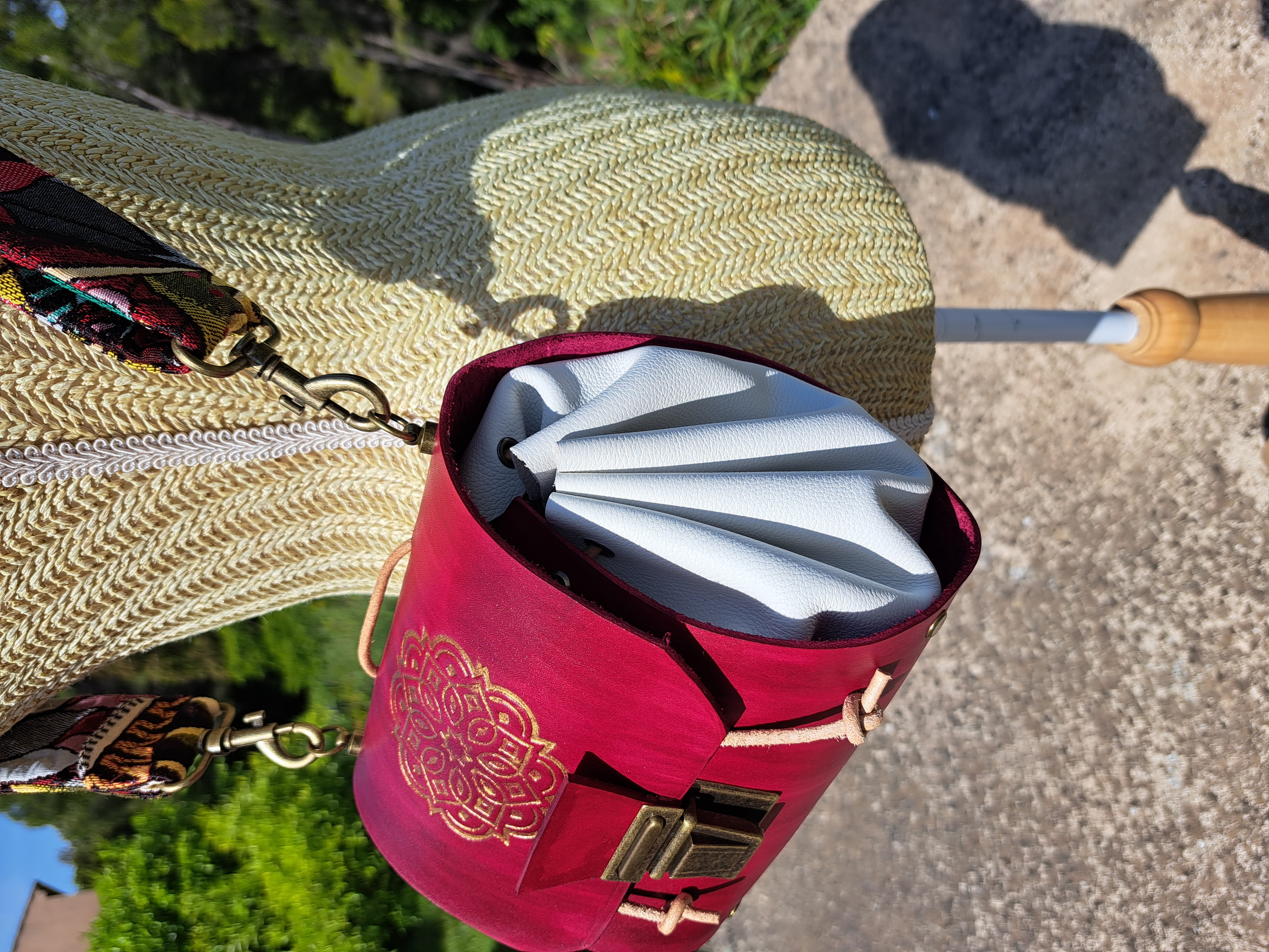 Sac bourse avec dorure - Plusieurs coloris