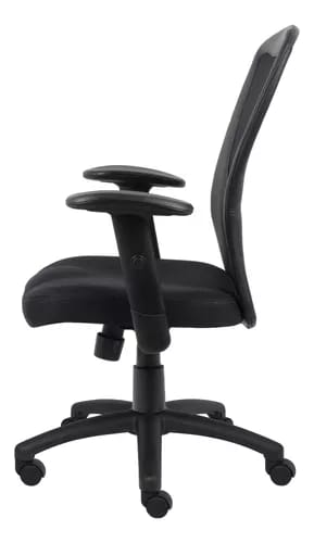 SILLA EJECUTIVA PIEL NEGRA 
