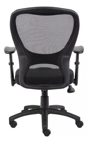 SILLA EJECUTIVA PIEL NEGRA 