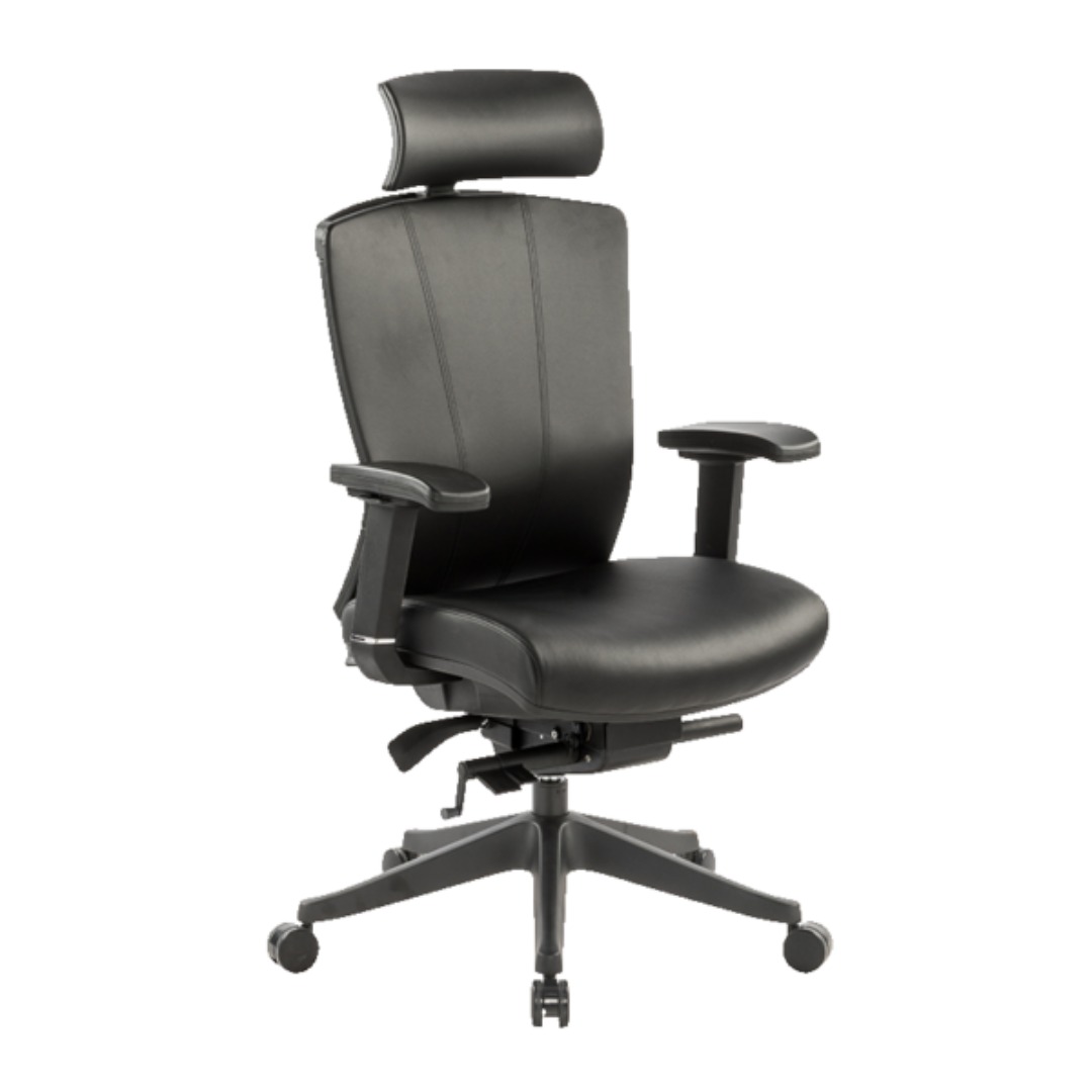 Silla Ejecutiva H1PU Vinipiel Asiento Y Estructura Negro