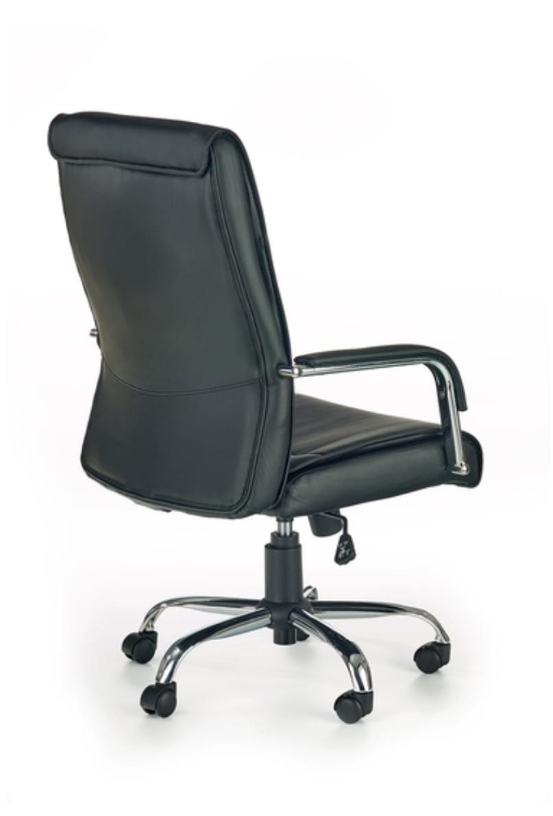 Sillon Ejecutivo Magnus Piel Base Cromada 