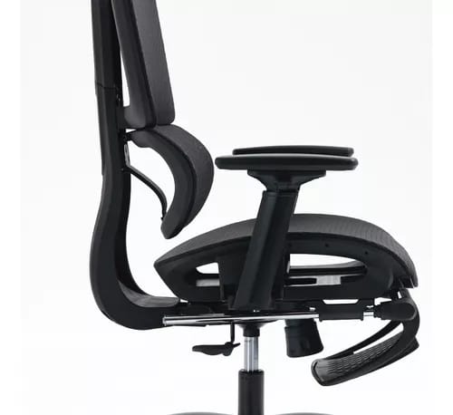 Silla Ejecutiva Nexus En Mesh Gris Con Descansa Pies