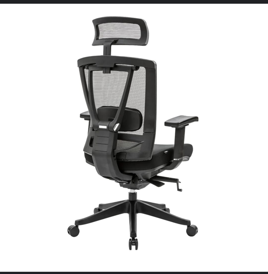 Silla Ejecutiva H1 Mesh Asiento Y Estructura Negro