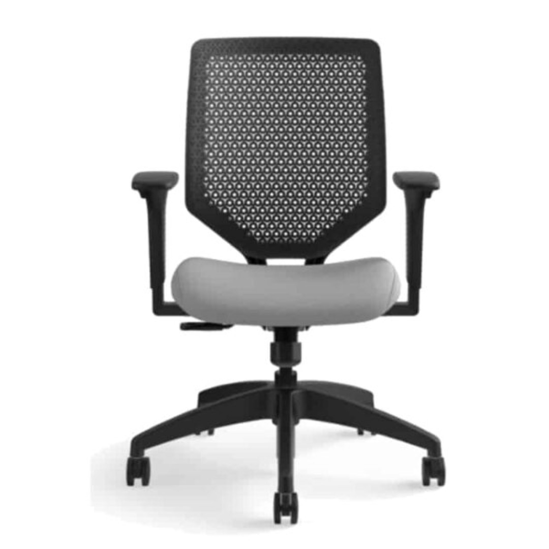 Silla Ejecutiva Solve Respaldo NegroAsiento Gris CB