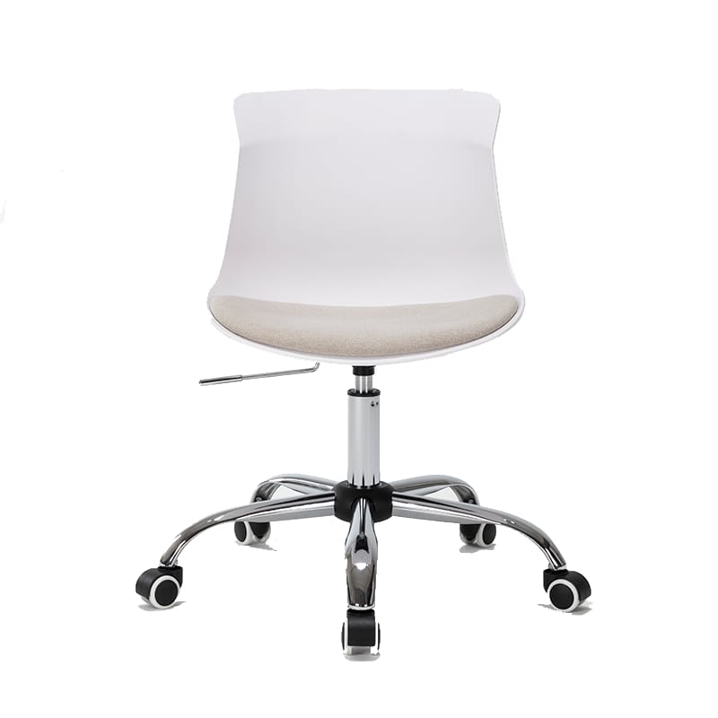SILLA OPERATIVA EAMES ACOLCHONADA BLANCO