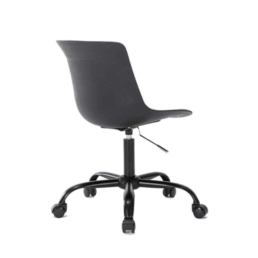 SILLA OPERATIVA EAMES ACOLCHONADA NEGRO