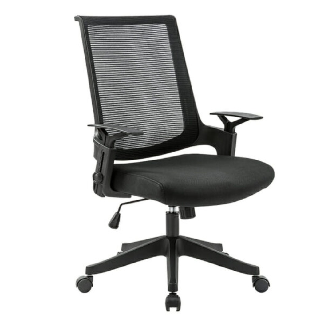  Silla Operativa H2 Mesh Y Tela Negra