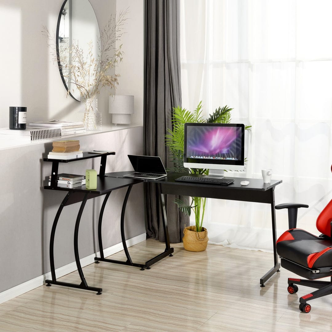  ESCRITORIO ARLETTE BLACK SHELF A