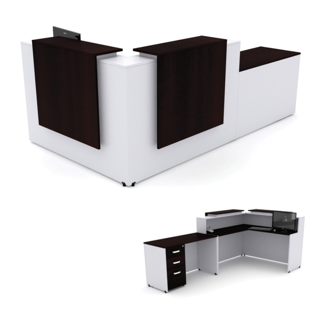MODULO DE RECEPCIÓN LOGAN ESCUADRA CON LATERAL