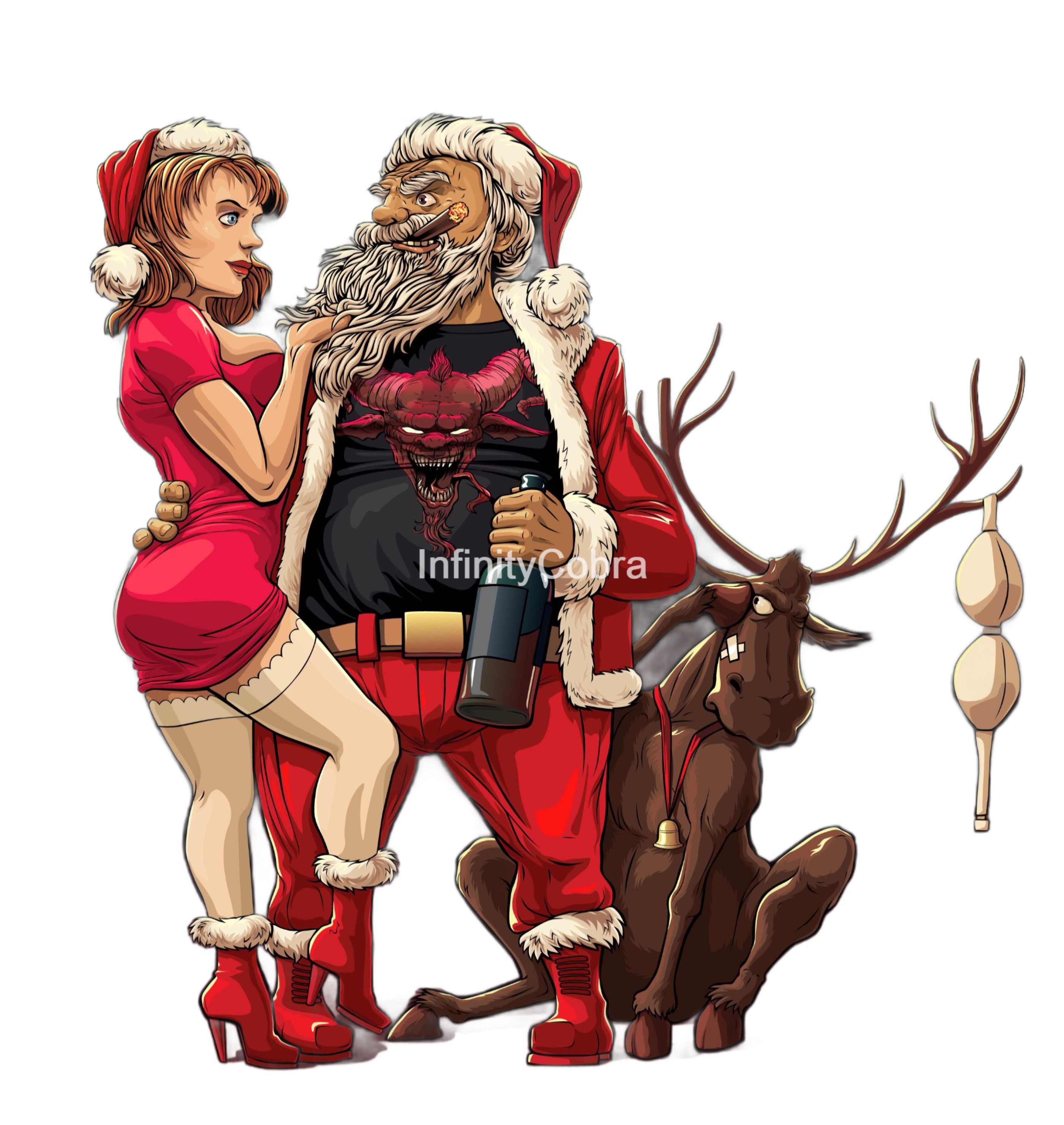 bad santa/ père Noël bad