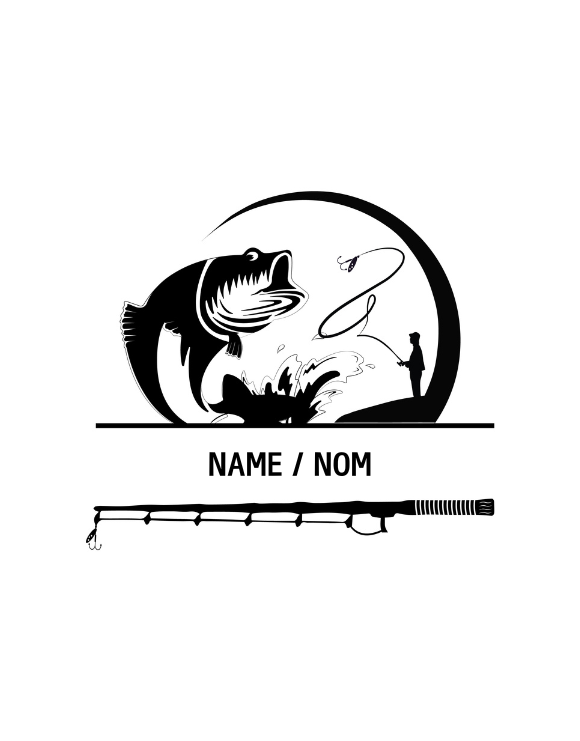 FISHING/PÊCHE  custmable/personnalsable