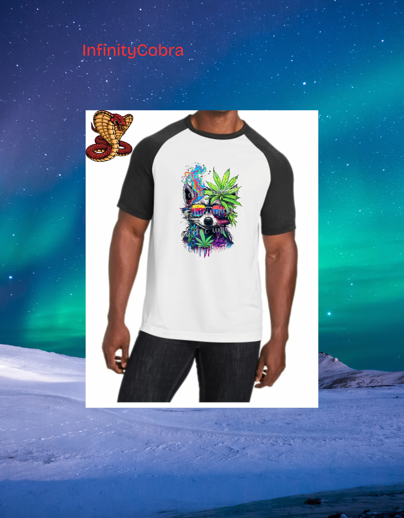 HAPPY RACCOON/RATON HEUREUX