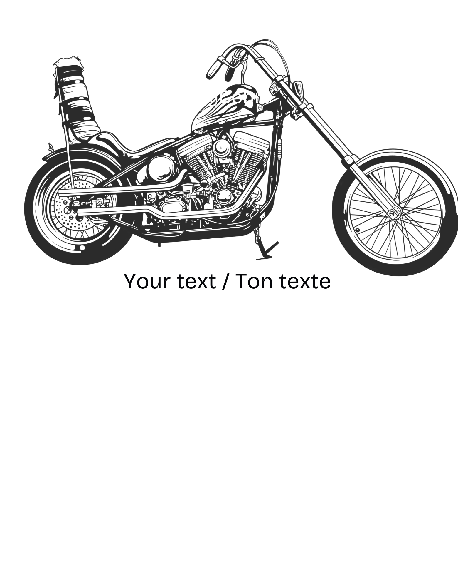 CHOPPER. customable/personnalisable