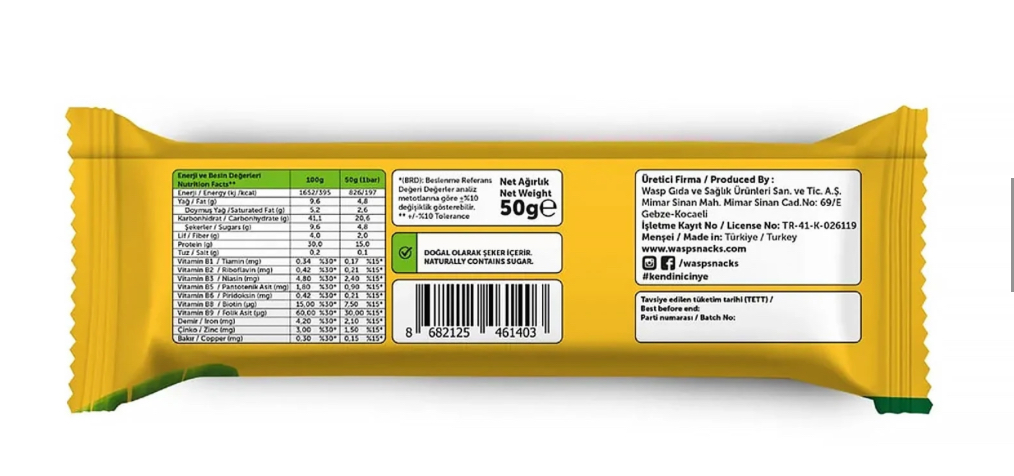 Baton Wysokobiałkowy Bananowy