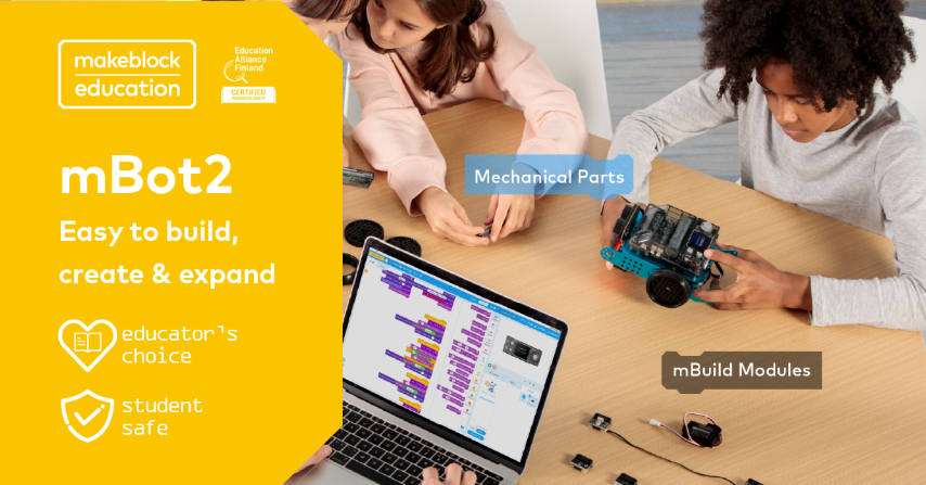 Makeblock mBot 2 smart Robot Support Scratch & Python Programming