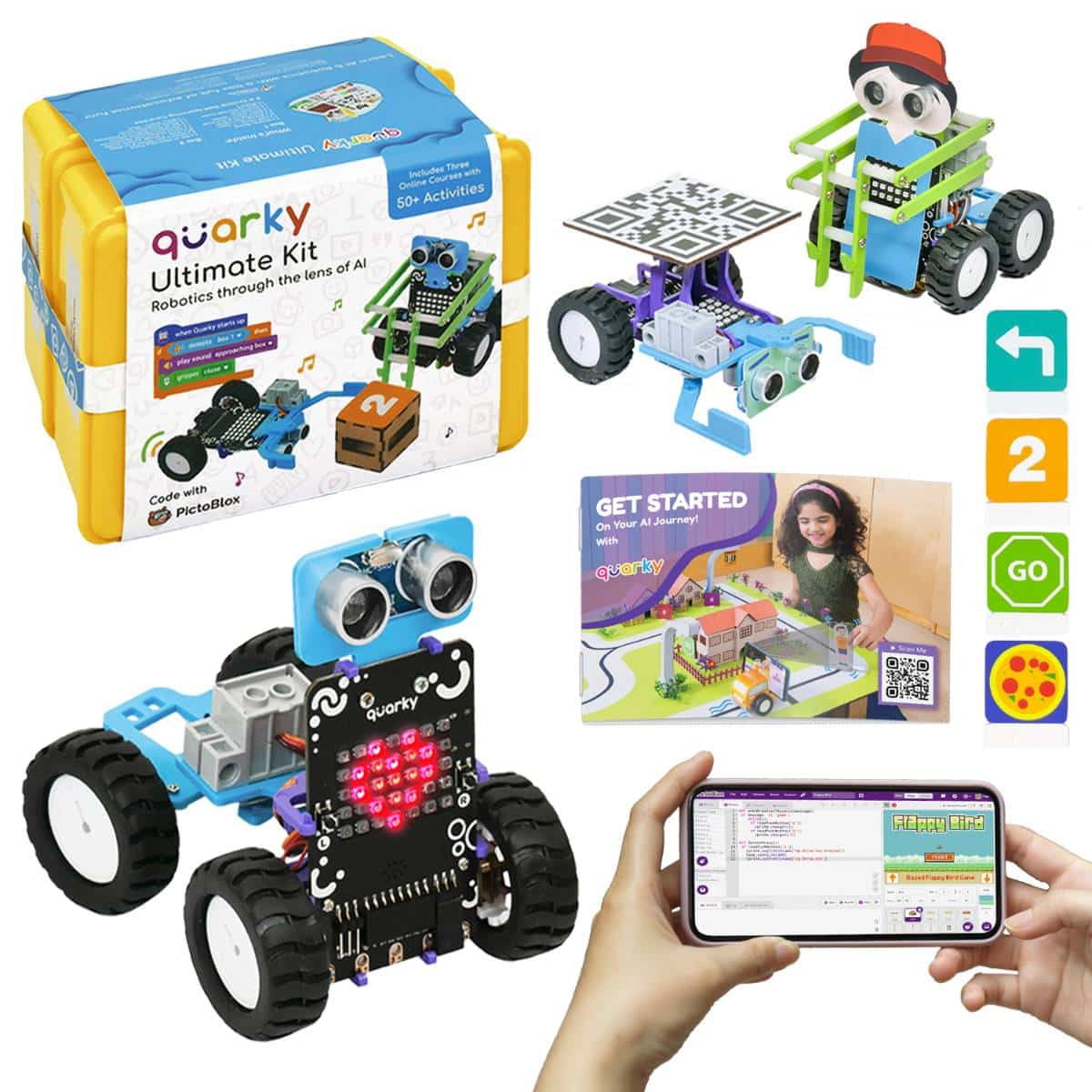 Quarky Ultimate Kit: Your All-in-One AI & Robotics Adventure!