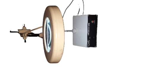 magnifying lamp with light