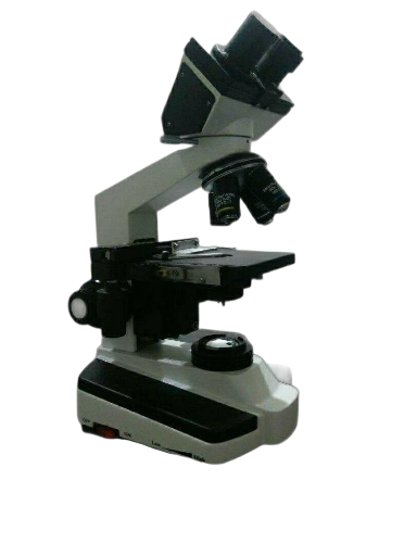 Binocular research microscope