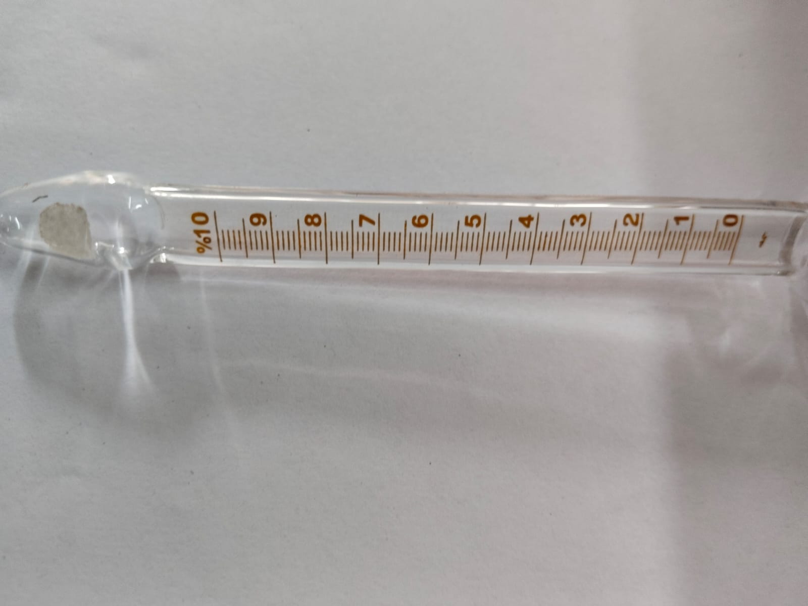 Butyrometer for milk determination