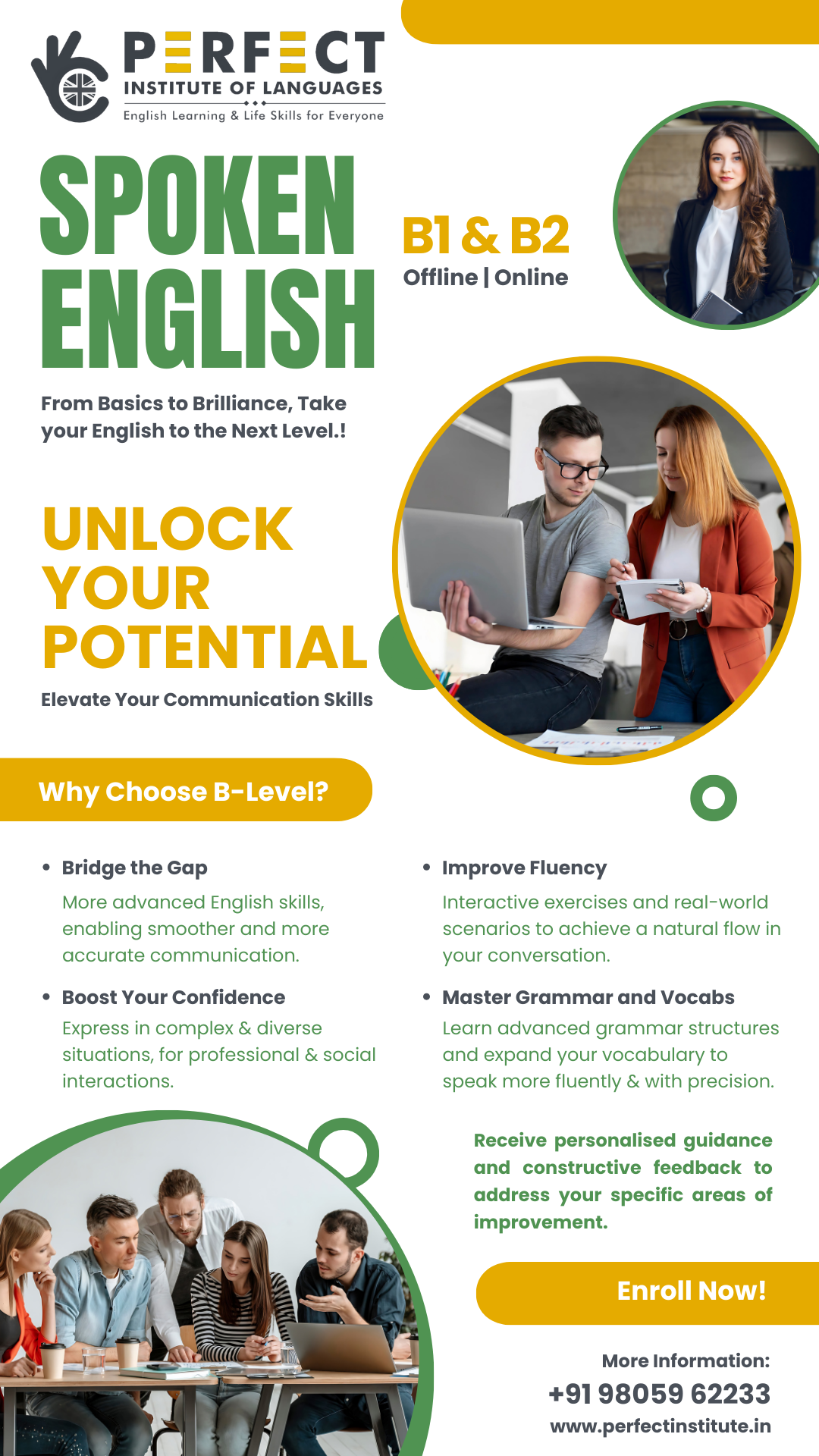Offline Spoken English Level B Course