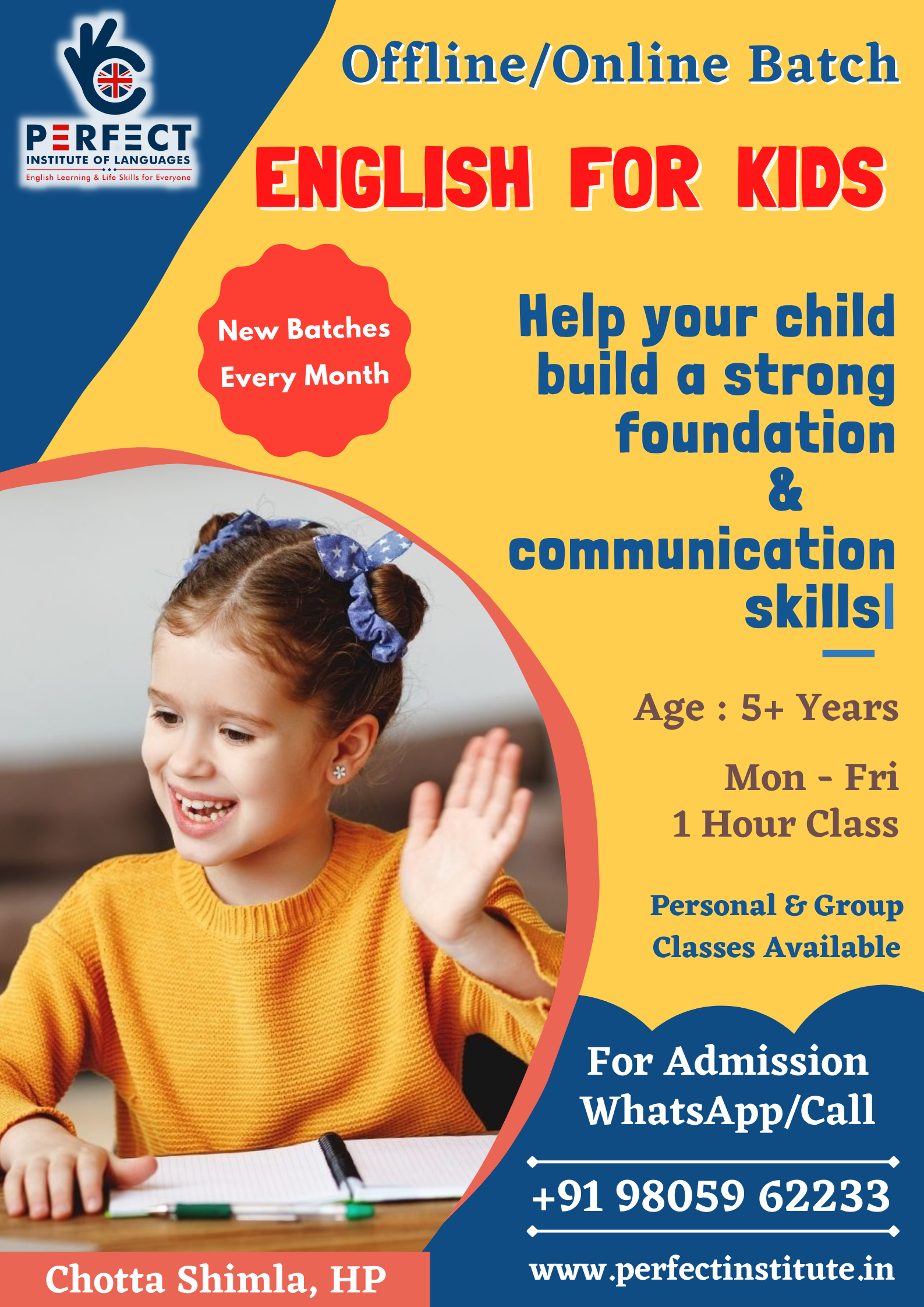 Kids Spoken English - Online/Offline