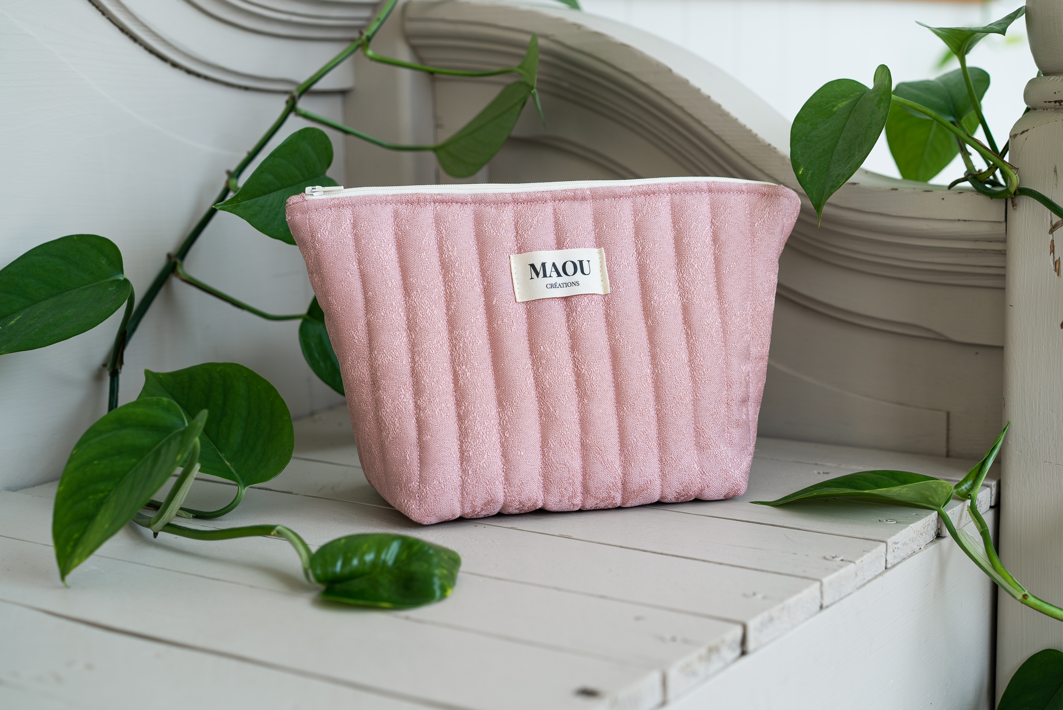 Trousse de toilette trapèze - Lina