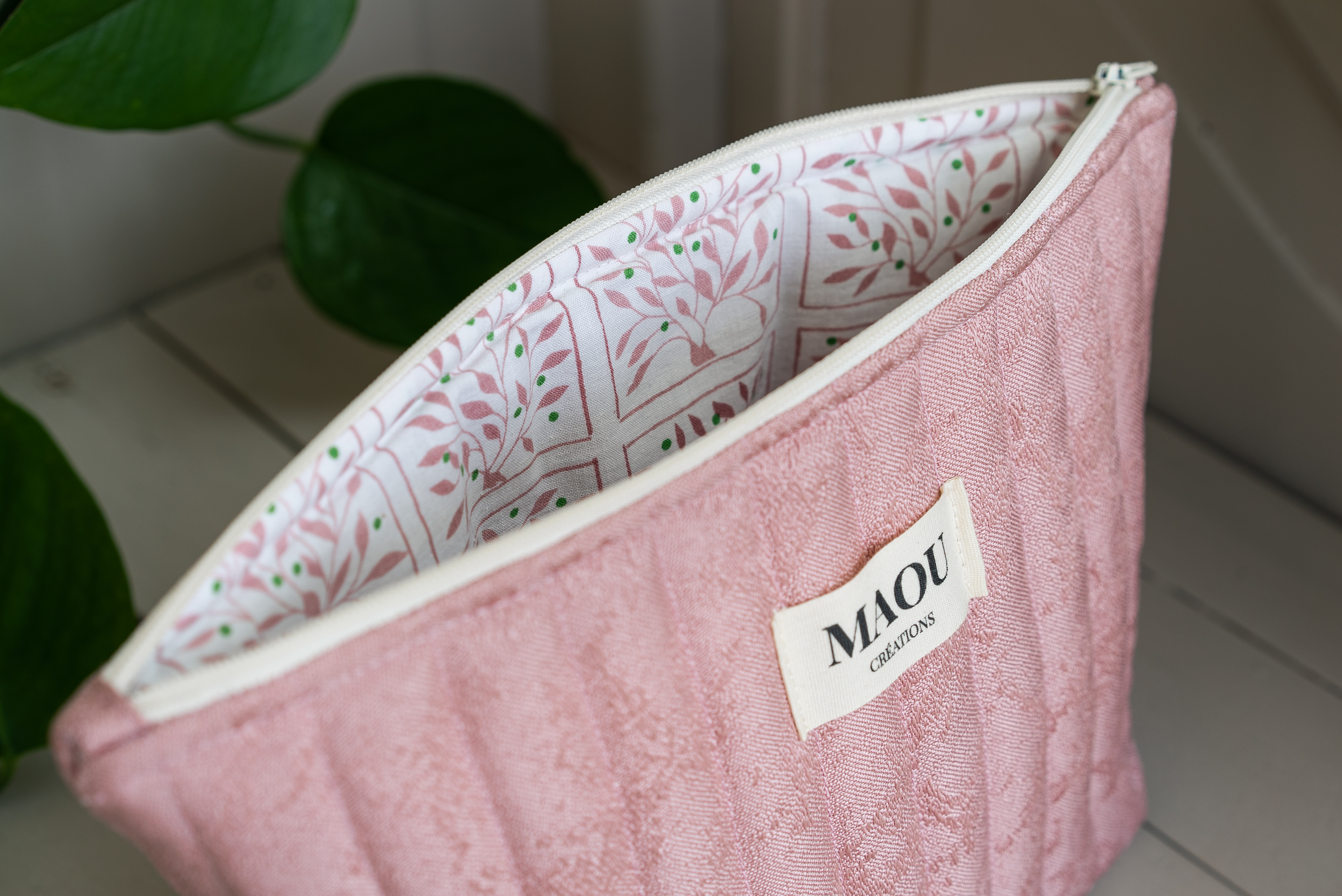 Trousse de toilette trapèze - Lina