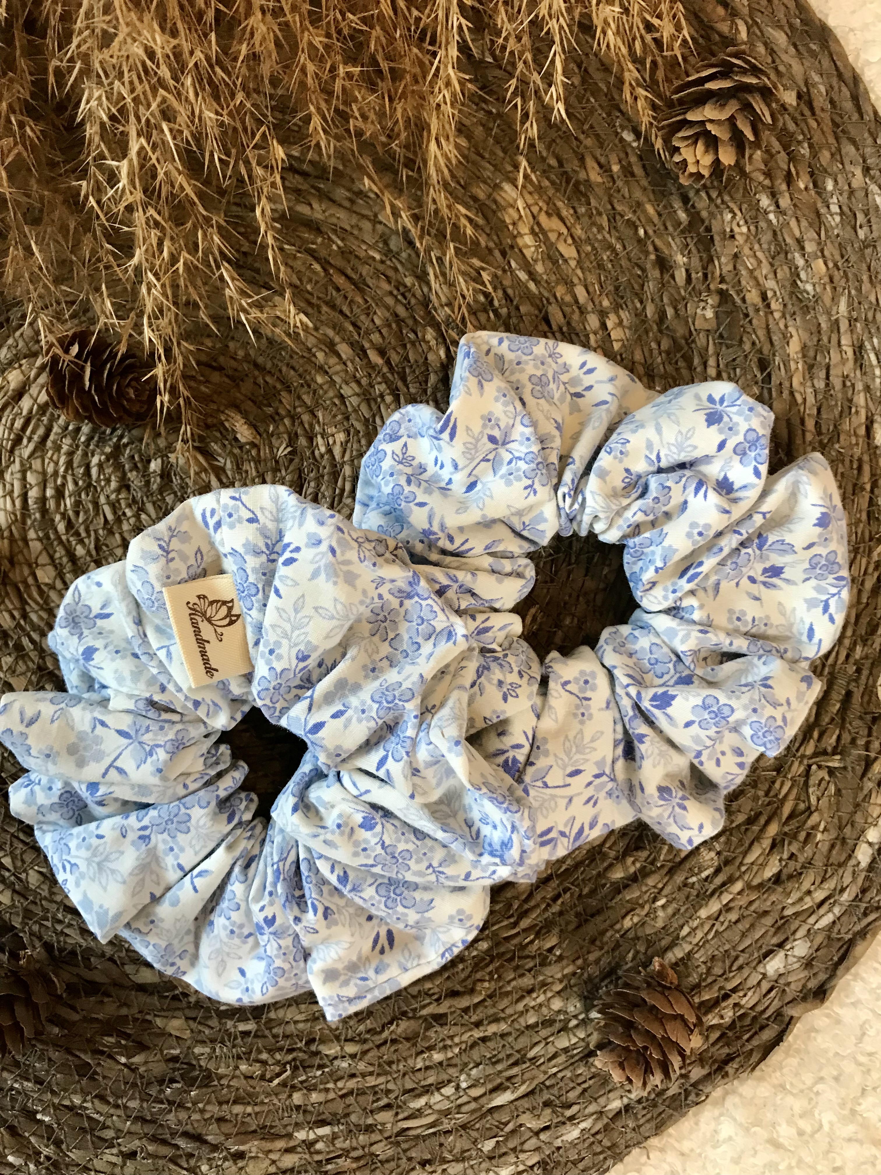 Chouchou - Fleurs bleues