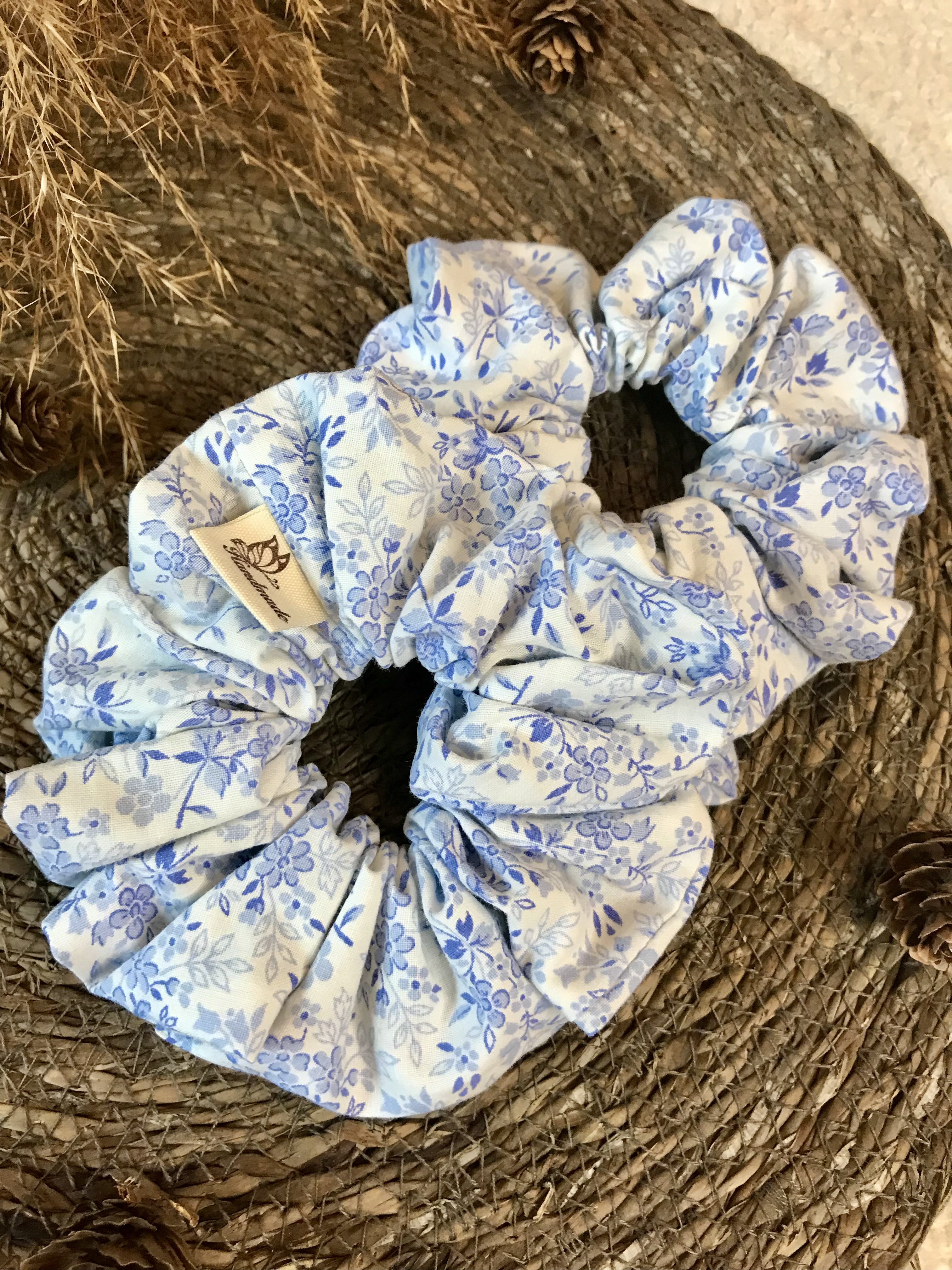 Chouchou - Fleurs bleues