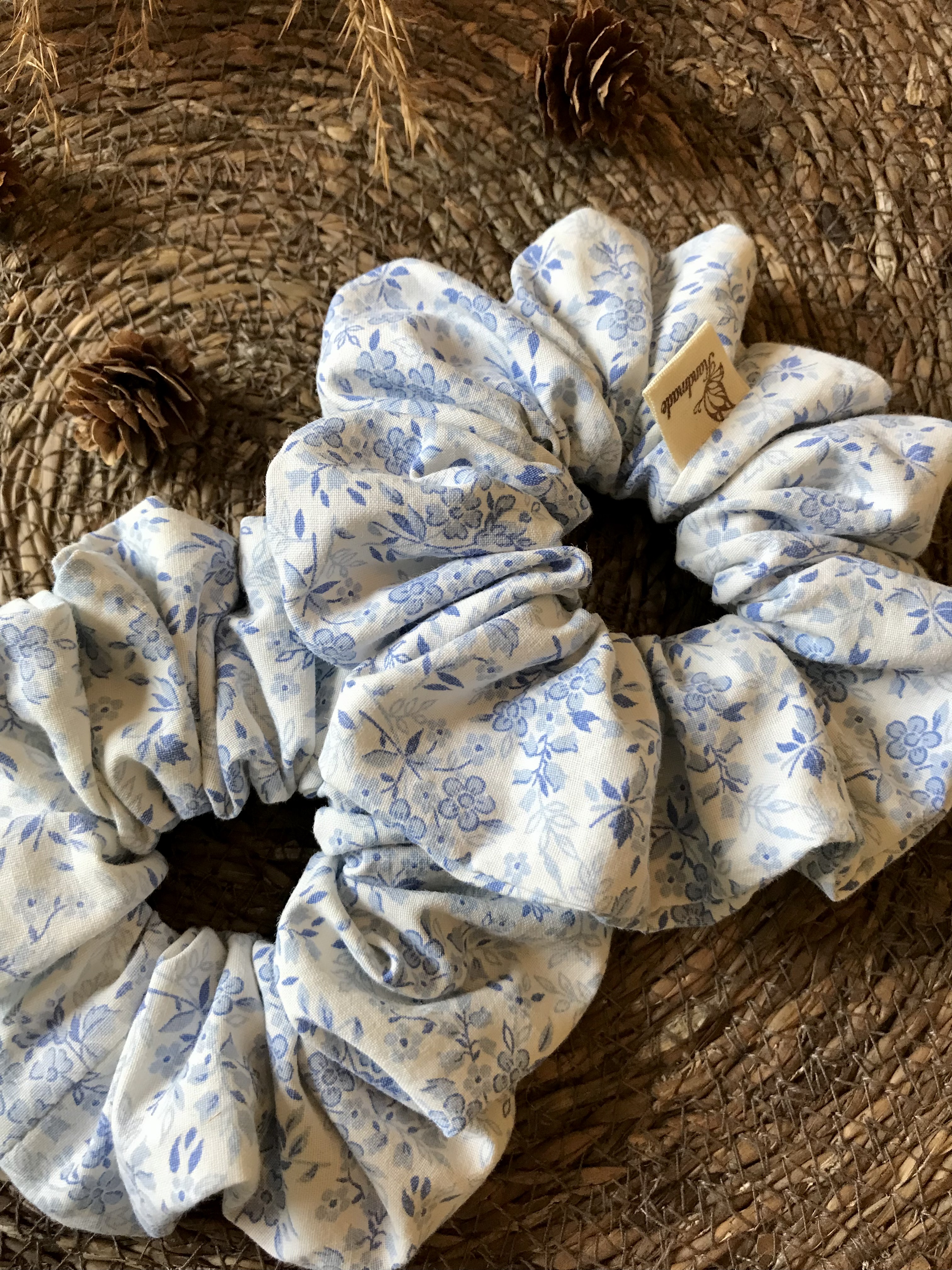 Chouchou - Fleurs bleues