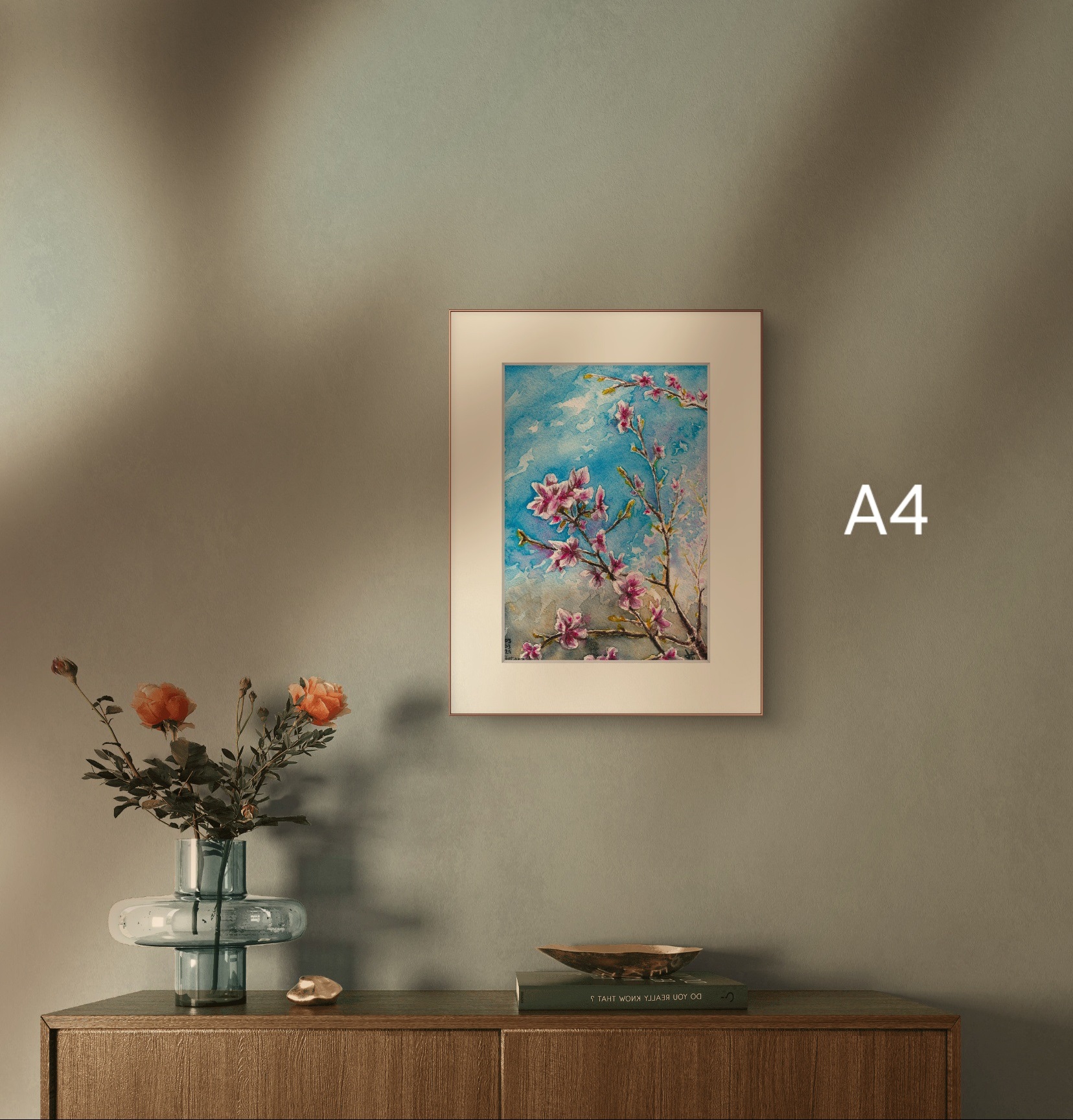 ametller en flor (làmina)