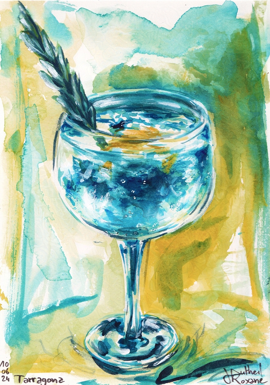 gintònic (aquarel·la original)
