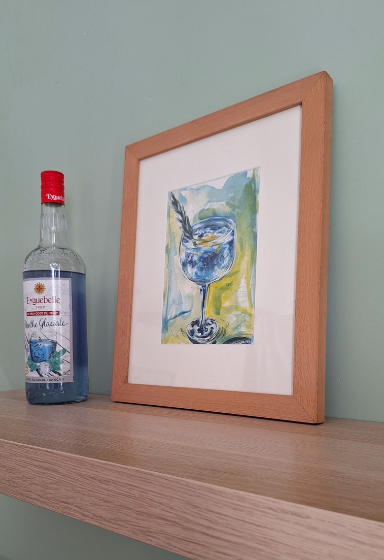 gintònic (aquarel·la original)