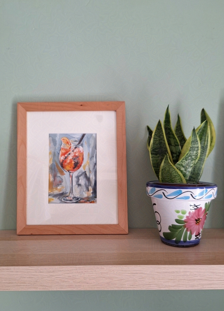 Aperol Spritz (aquarel·la)