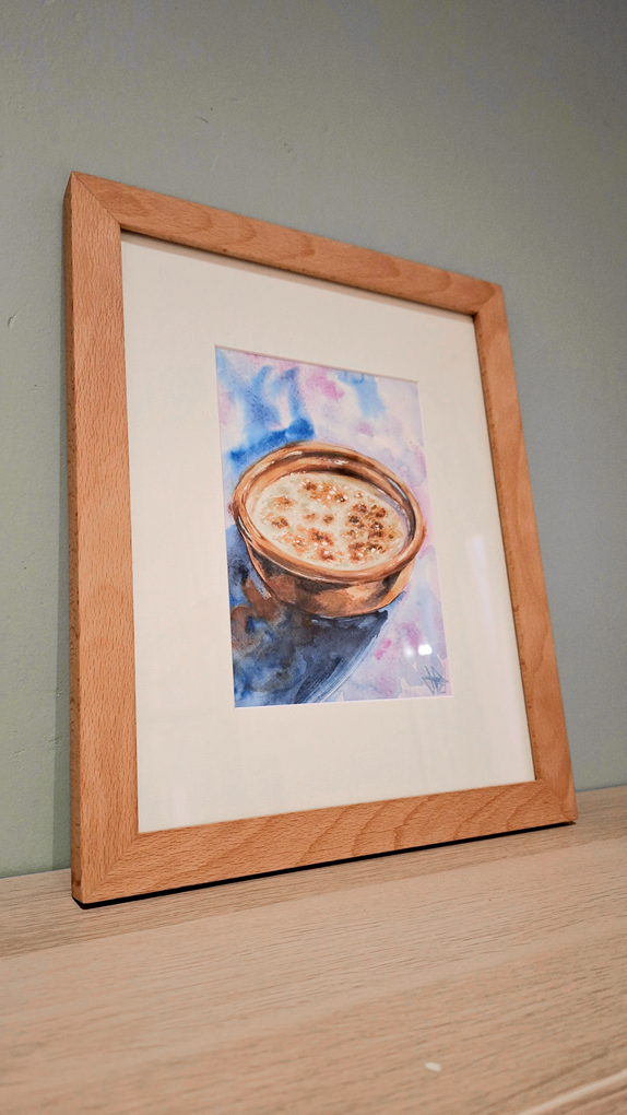 crema catala (aquarel·la)