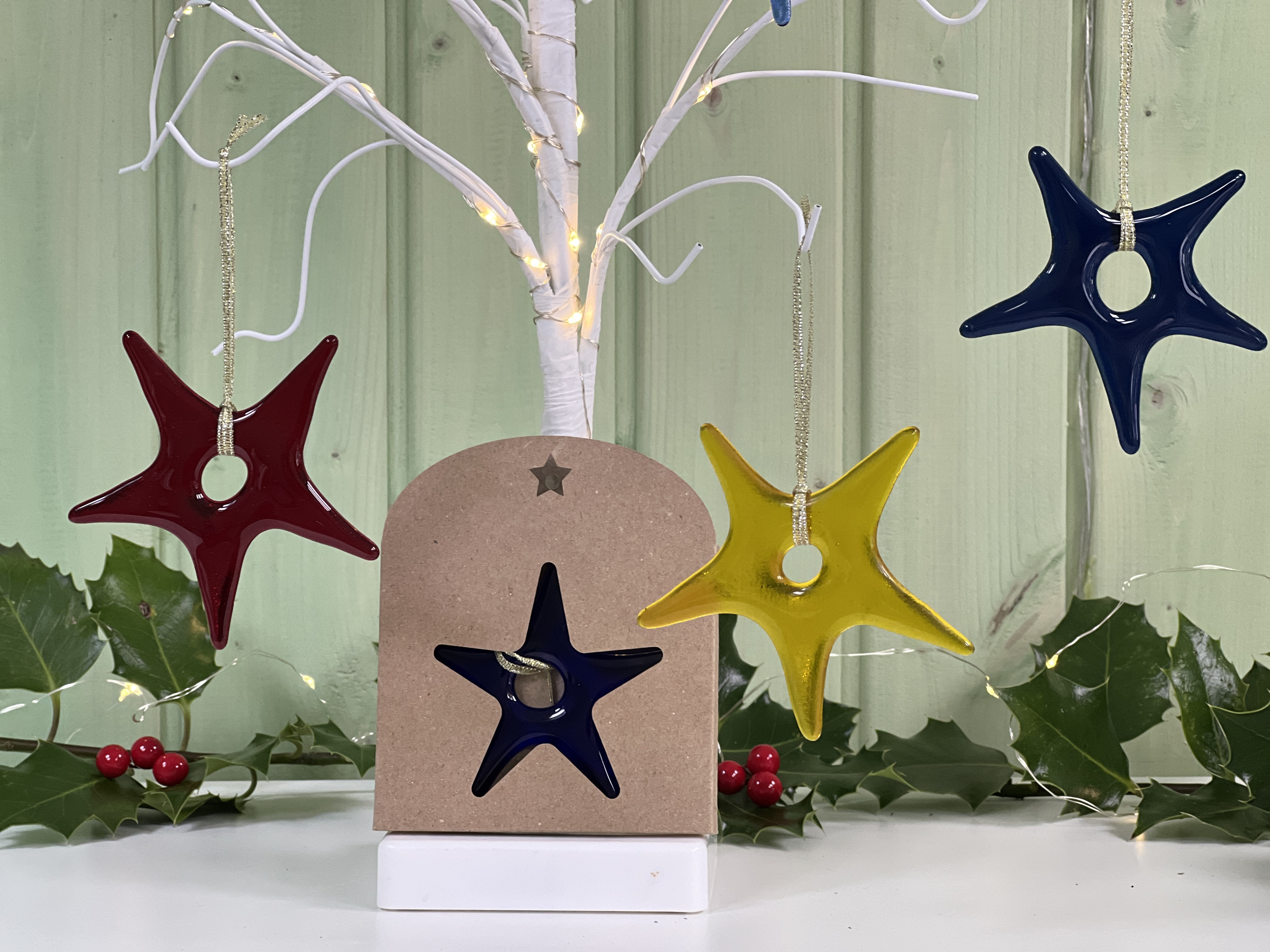 Christmas Single Colour Stars - Small