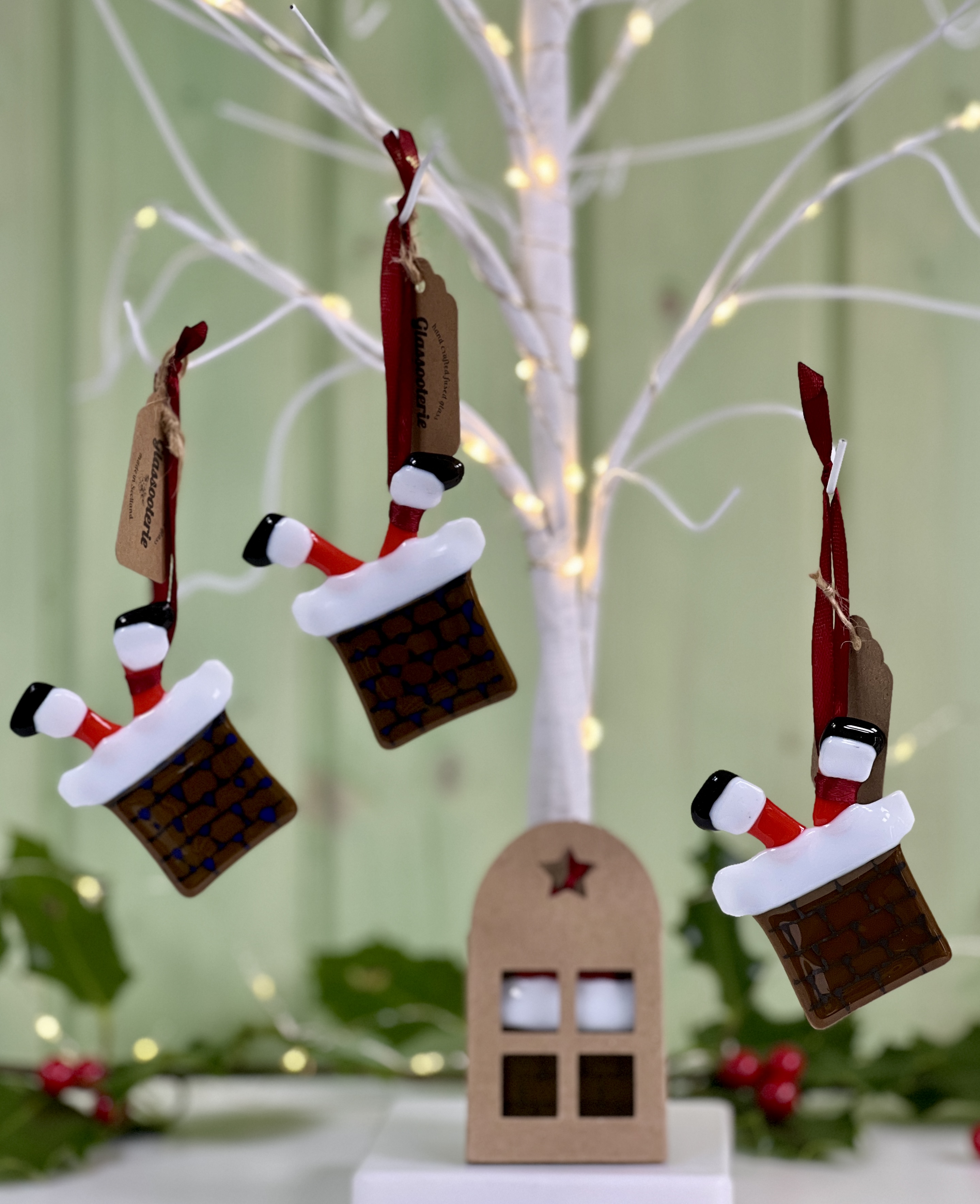 When Santa got stuck up the Chimney!