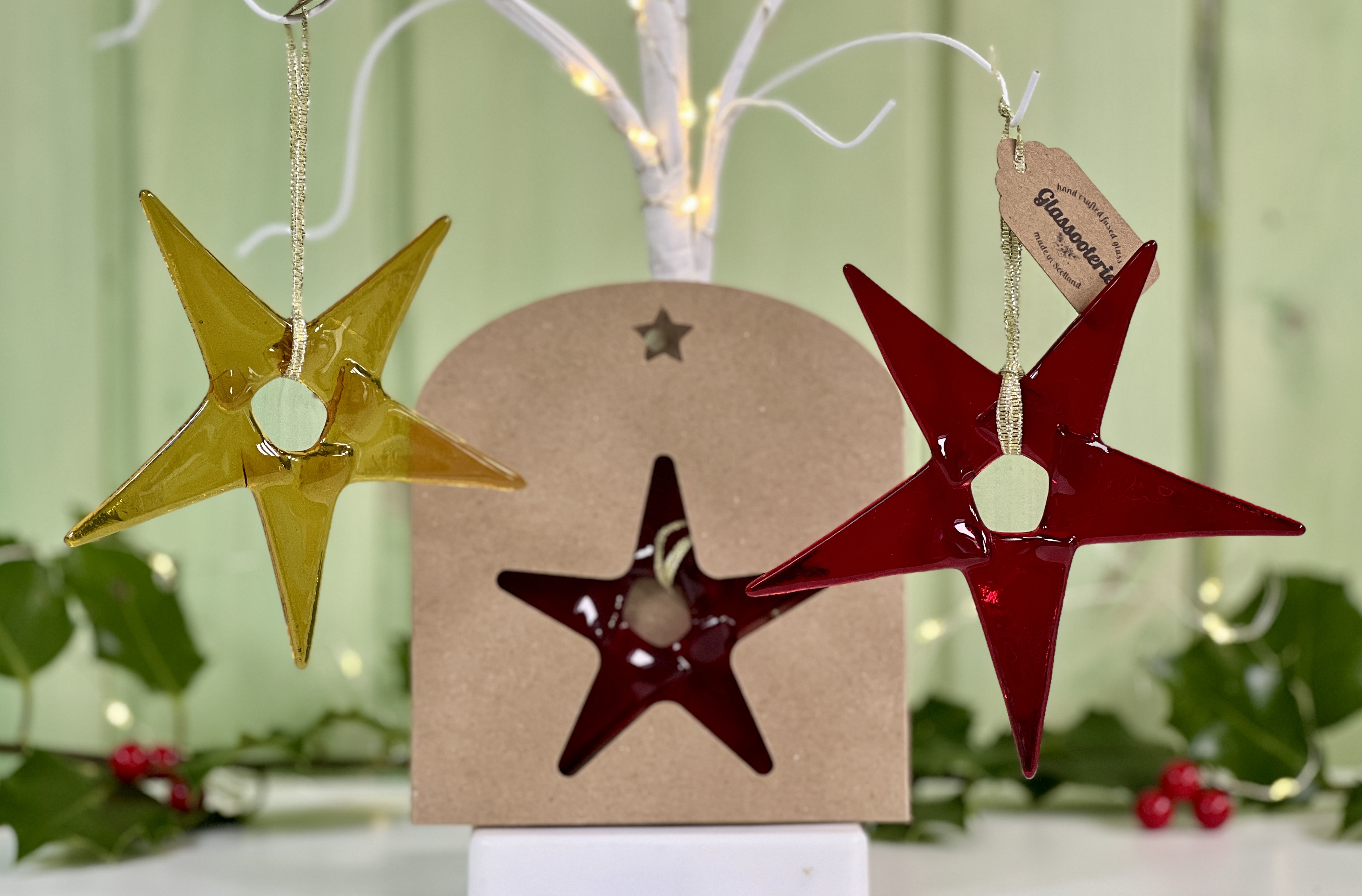 Christmas Single Colour Stars - Large