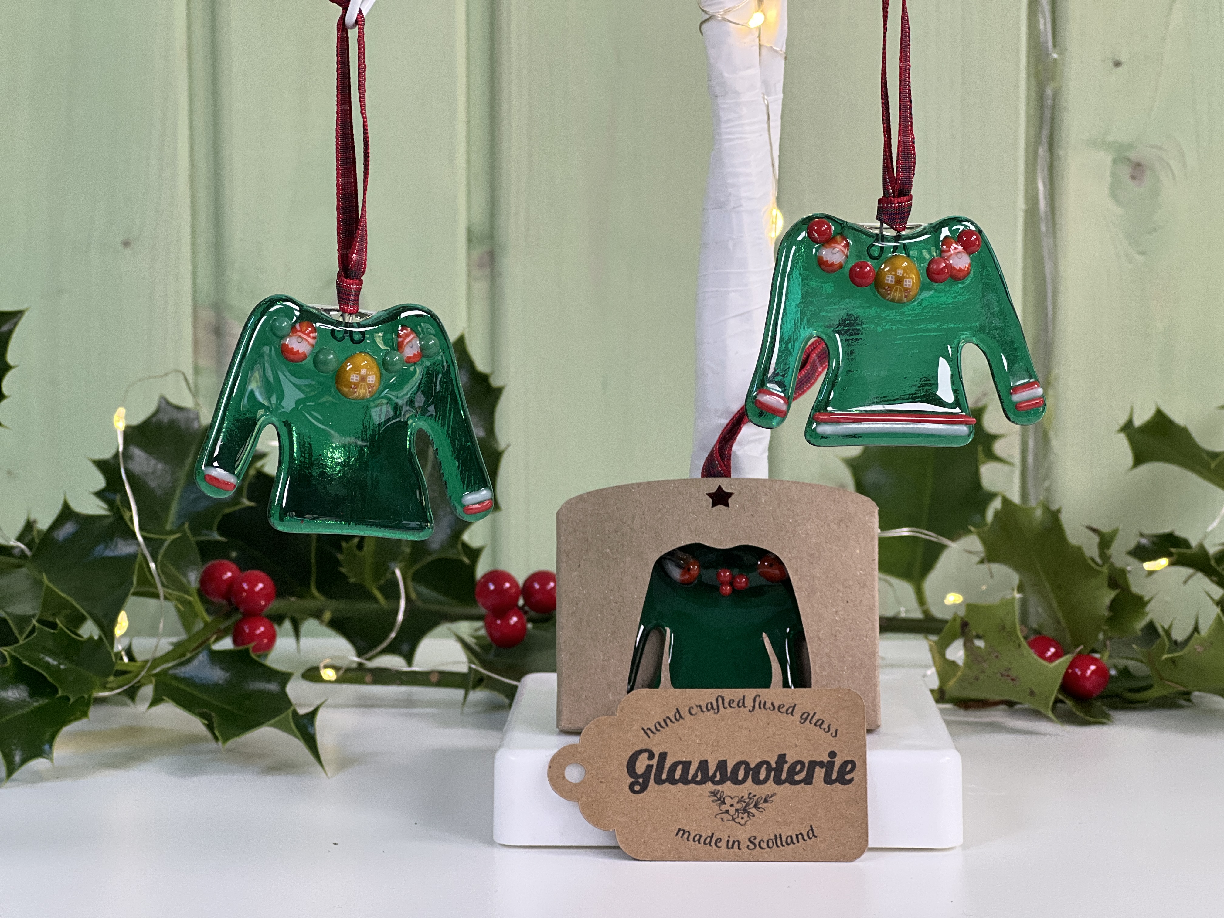 Christmas Green Jumper