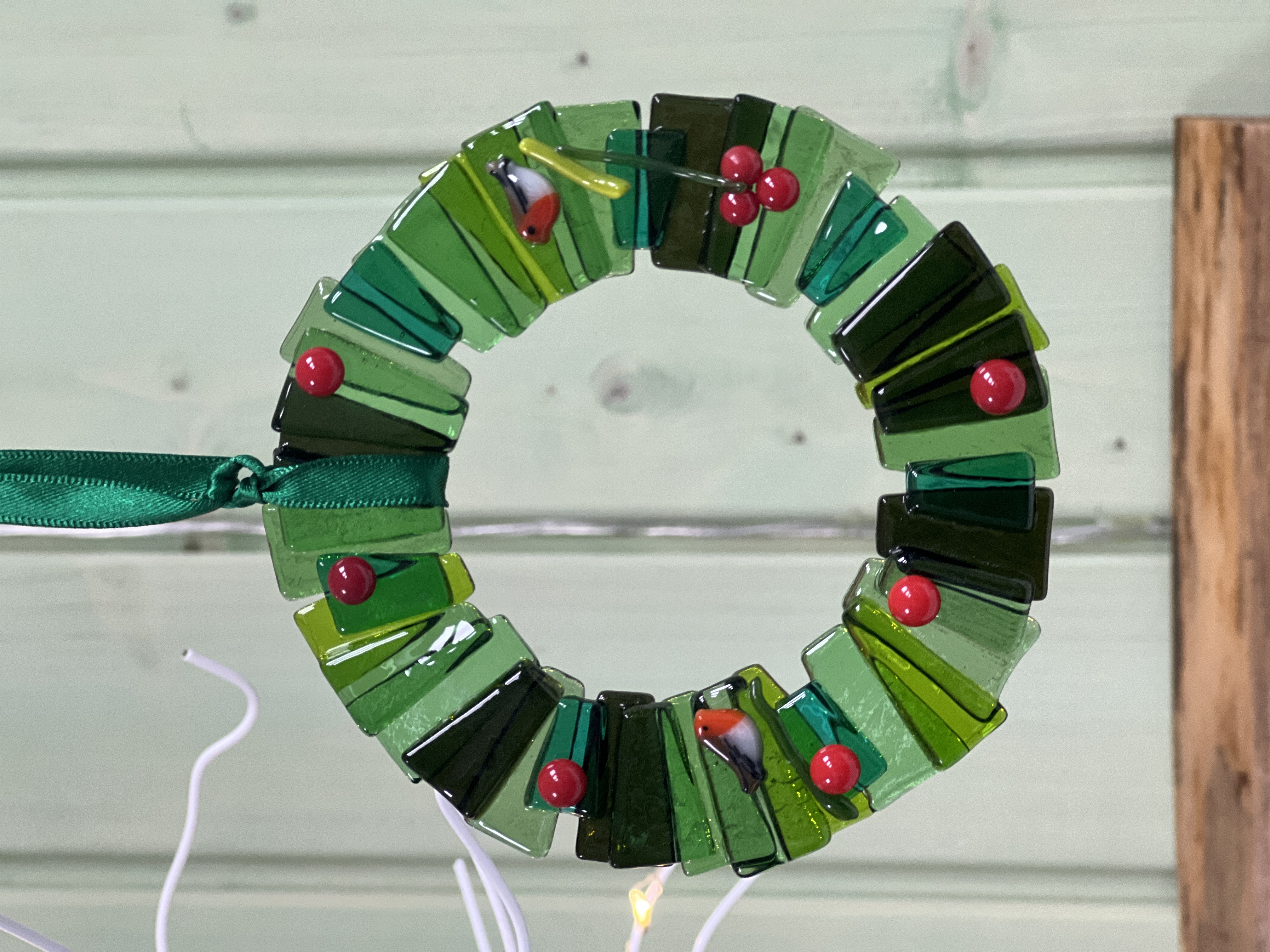 Christmas Robin Wreath