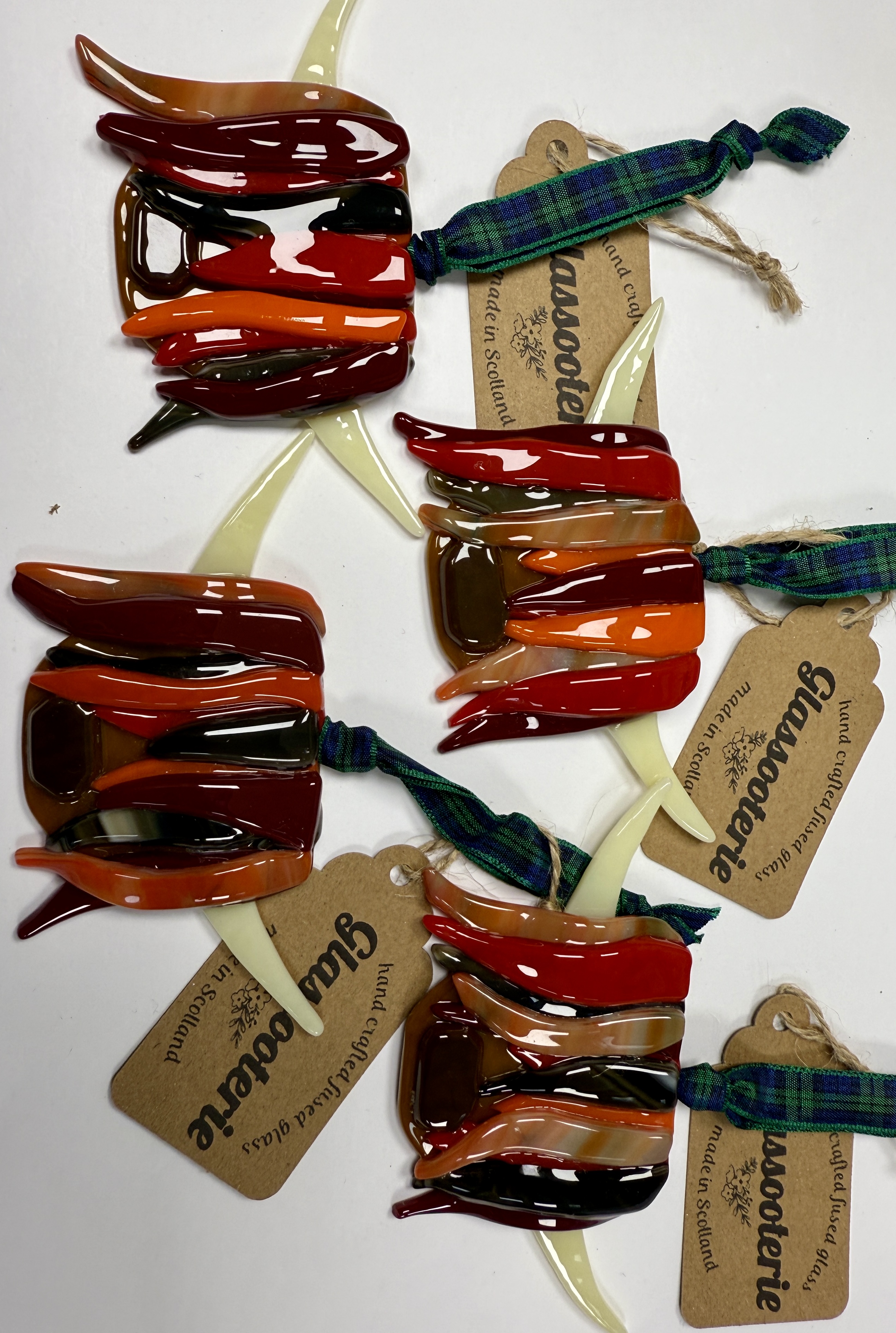 Mhairie - Orange , Red & Brown colour scheme