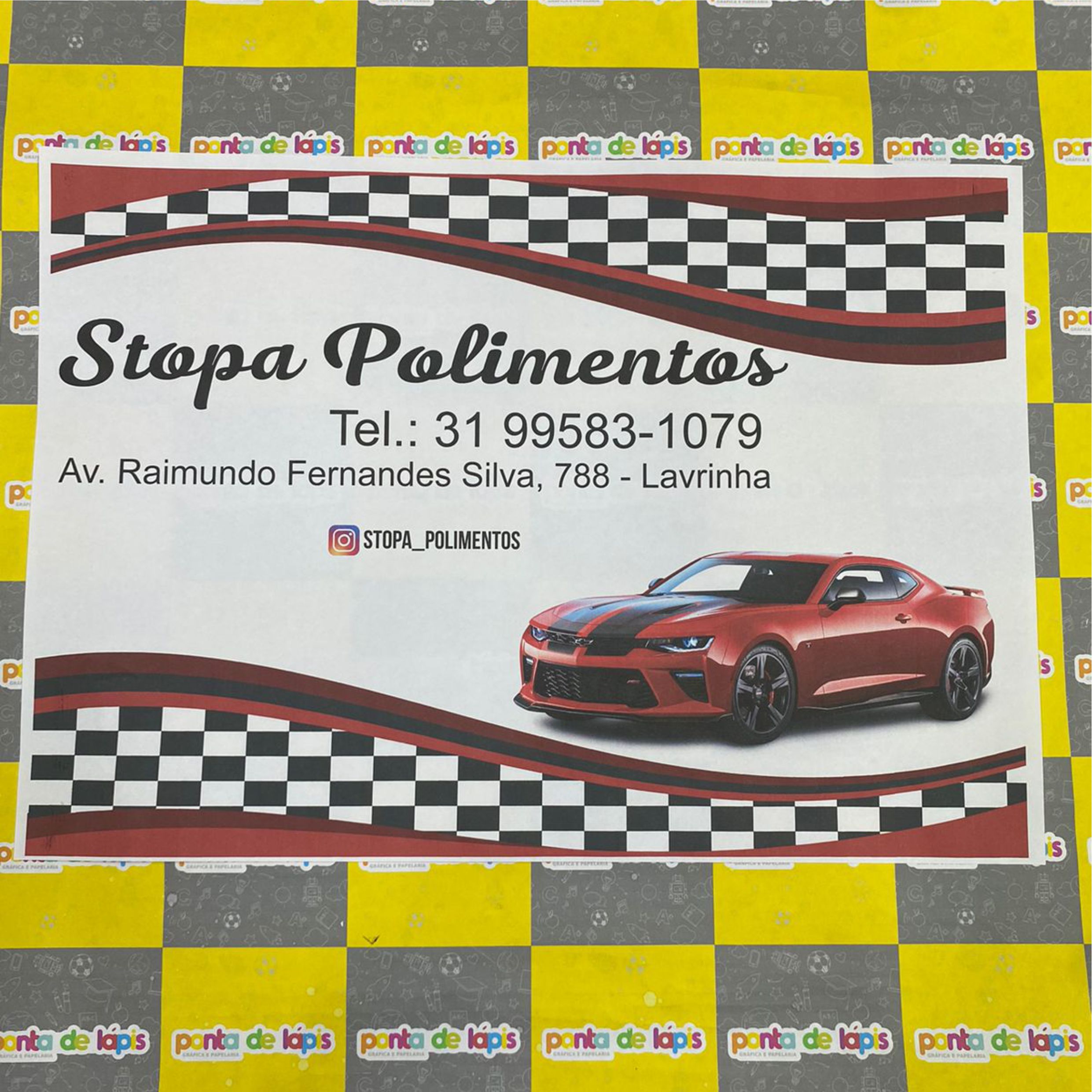 Tapete de papel para carro