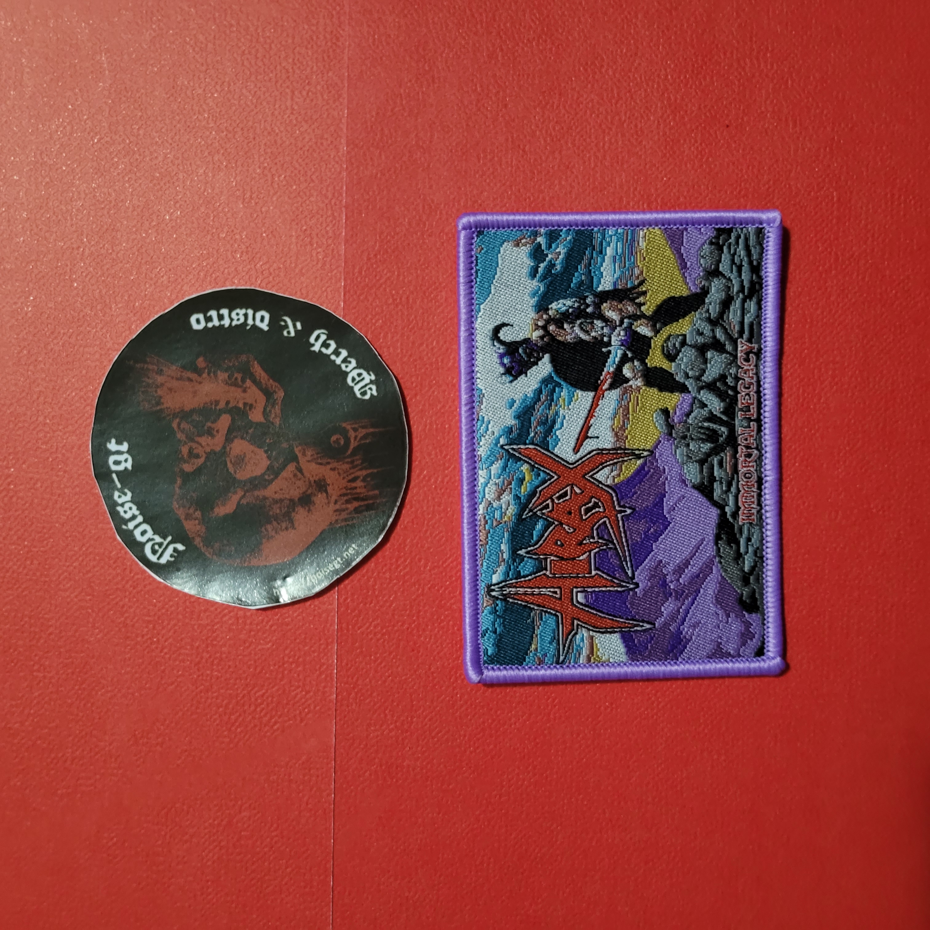 Hirax - Immortal Legacy woven patch