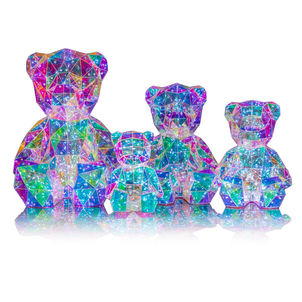 MERRY CHRISTMAS AND VOCATION GIFTS LIGHTS BEAR WITH RED HEART
