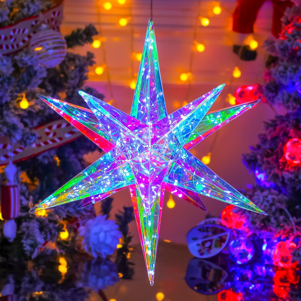 Explosion Star Festival Lights Outdoor Decorative Lights Festival Party Decorative Lights Courtyard Festival Decorative Lights Colorful Lights Cool Play Lights