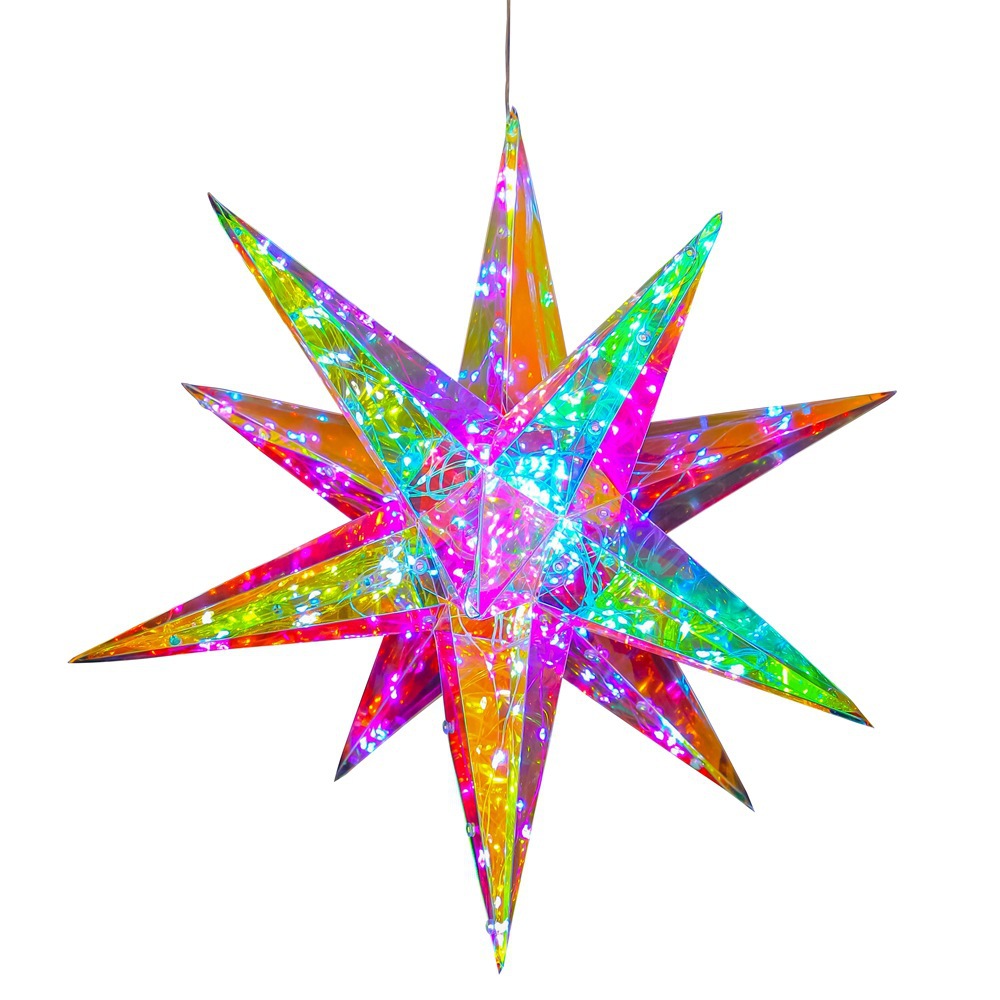 Explosion Star Festival Lights Outdoor Decorative Lights Festival Party Decorative Lights Courtyard Festival Decorative Lights Colorful Lights Cool Play Lights