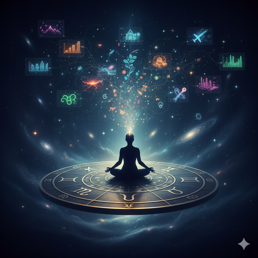 Natal Chart and Year Ahead Reading (90 Minutes)