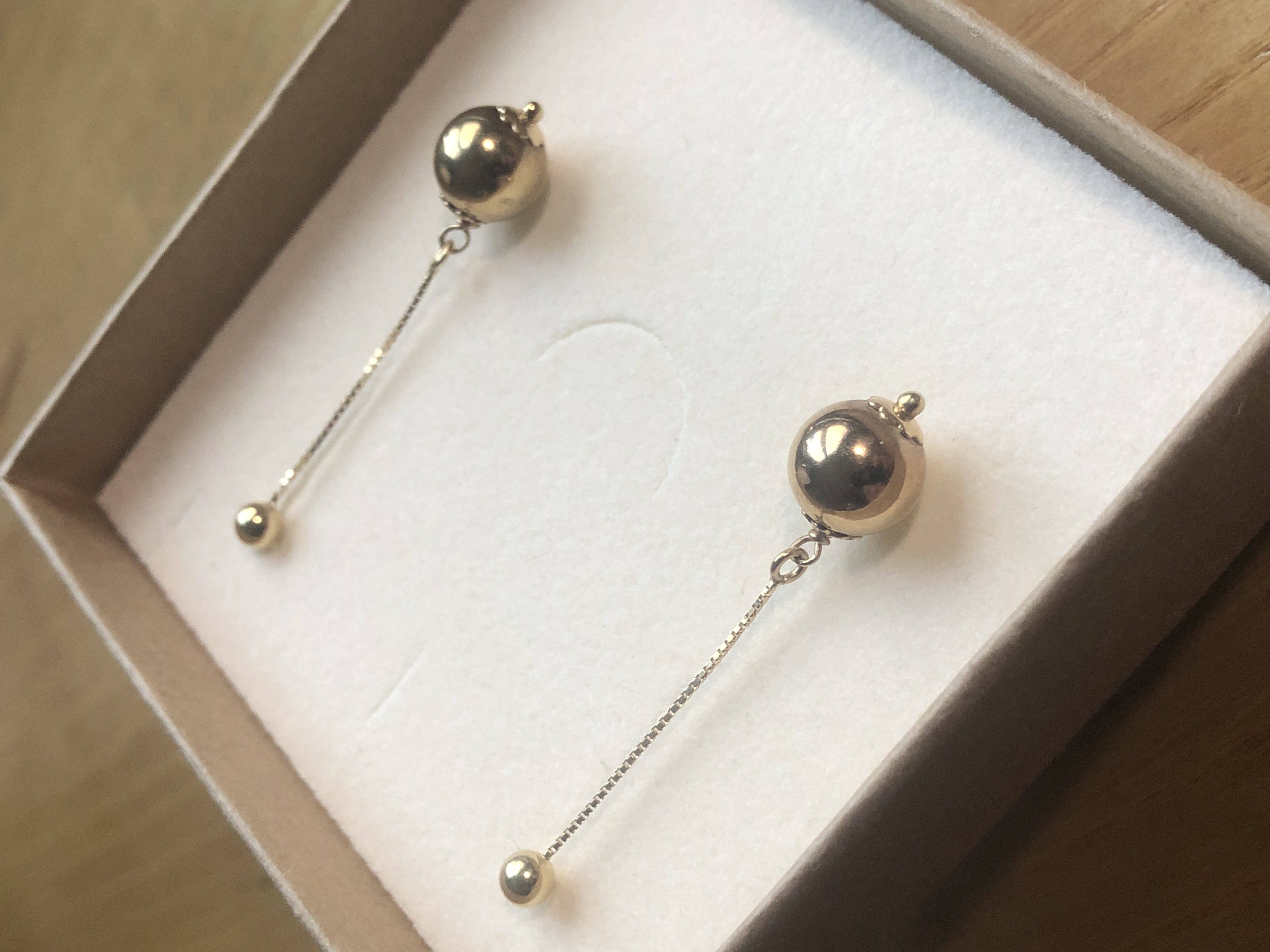 Boucle pendantes en Or jaune 18 carats