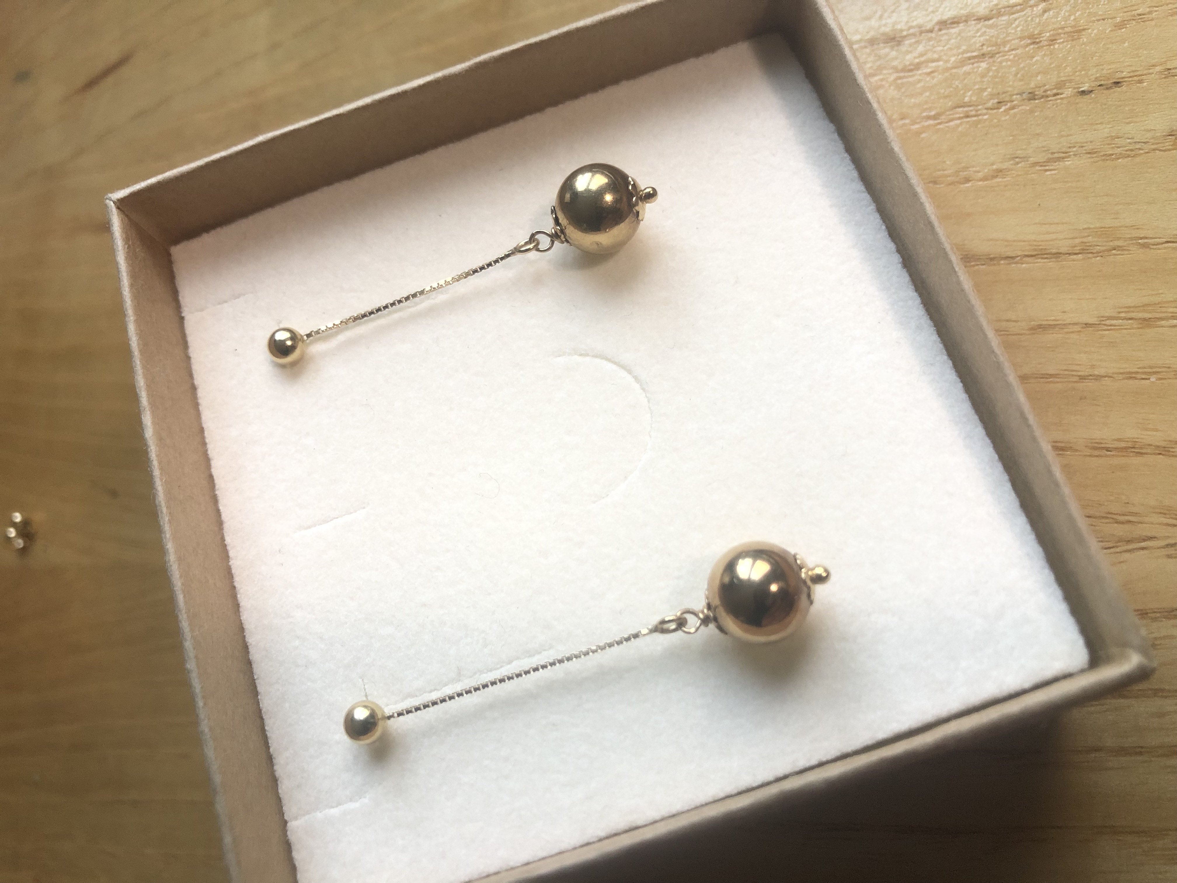 Boucle pendantes en Or jaune 18 carats